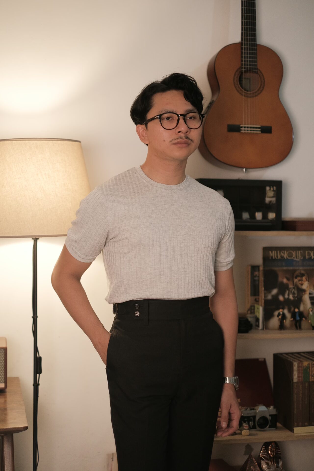 Classic Ribbed Shirt in Haze
