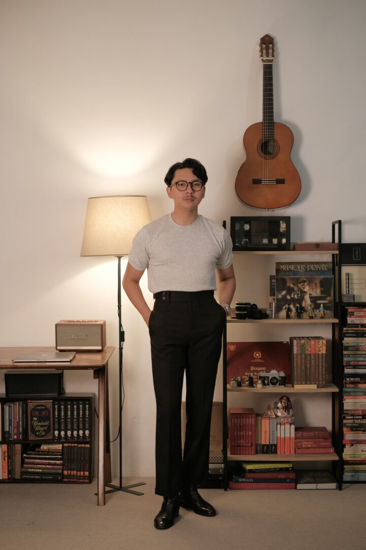 Highland Straight Trousers in Noir