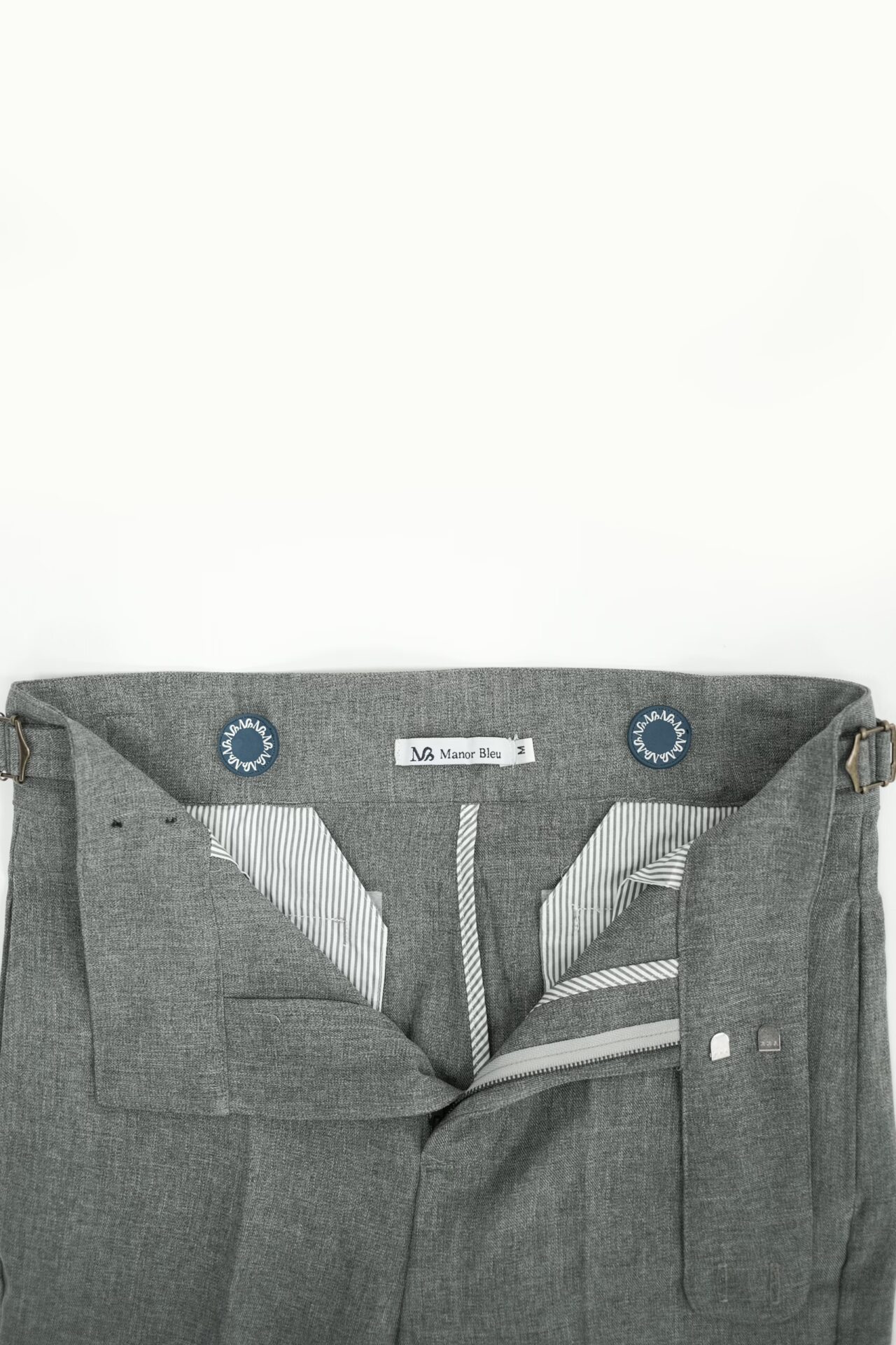 Highland Straight Trousers in Steel - Image 5